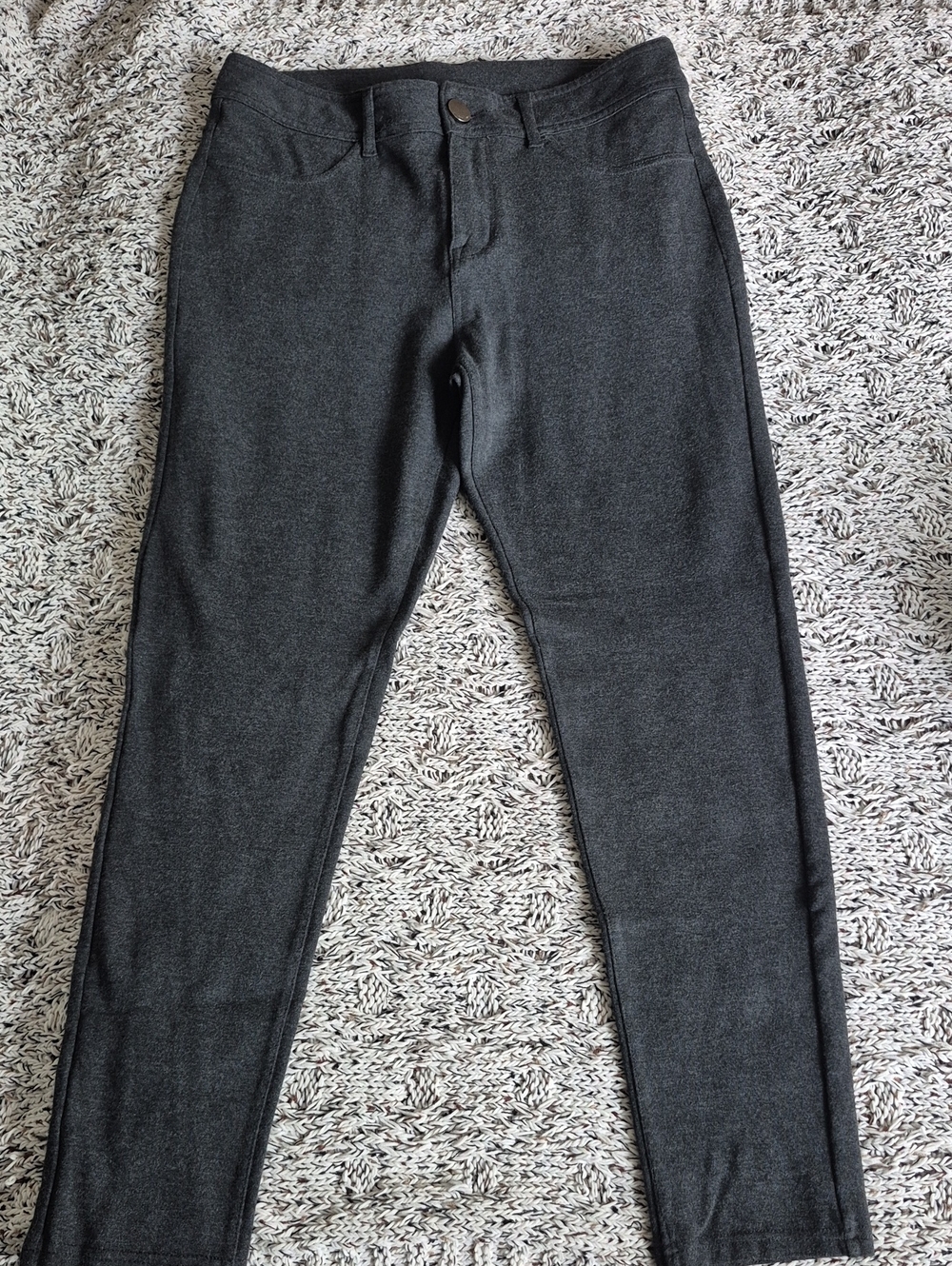 Seven7 🖤 Charcoal Gray Dress Leggings (990)
